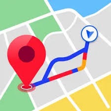 简单路线地图模板